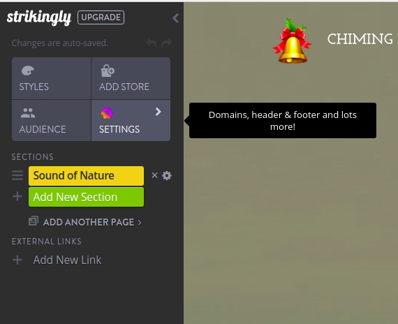 strikingly edit site page strikingly edit site page